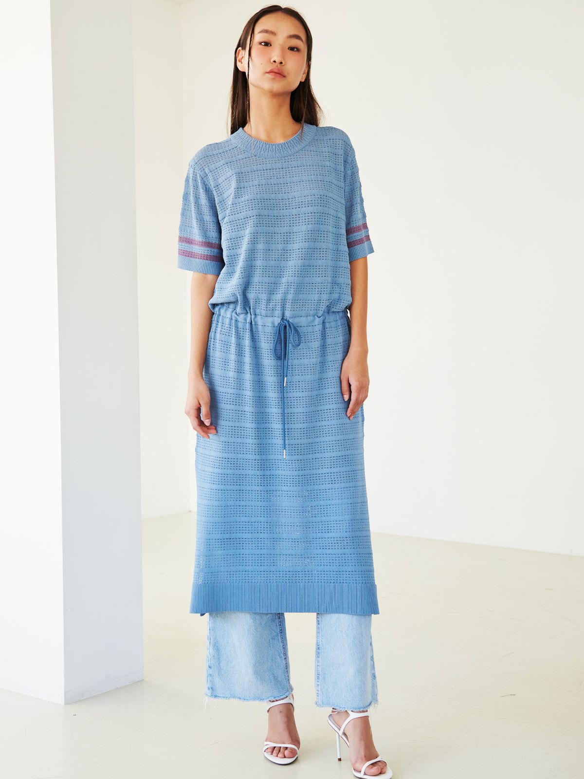 로희어패럴(ROHEE APPAREL) 스트럭쳐 원피스 (+이너원피스 세트) /DK.블루
