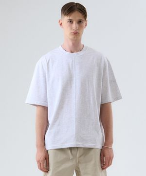 CF COTTON T-SHIRTS - MELANGE GREY