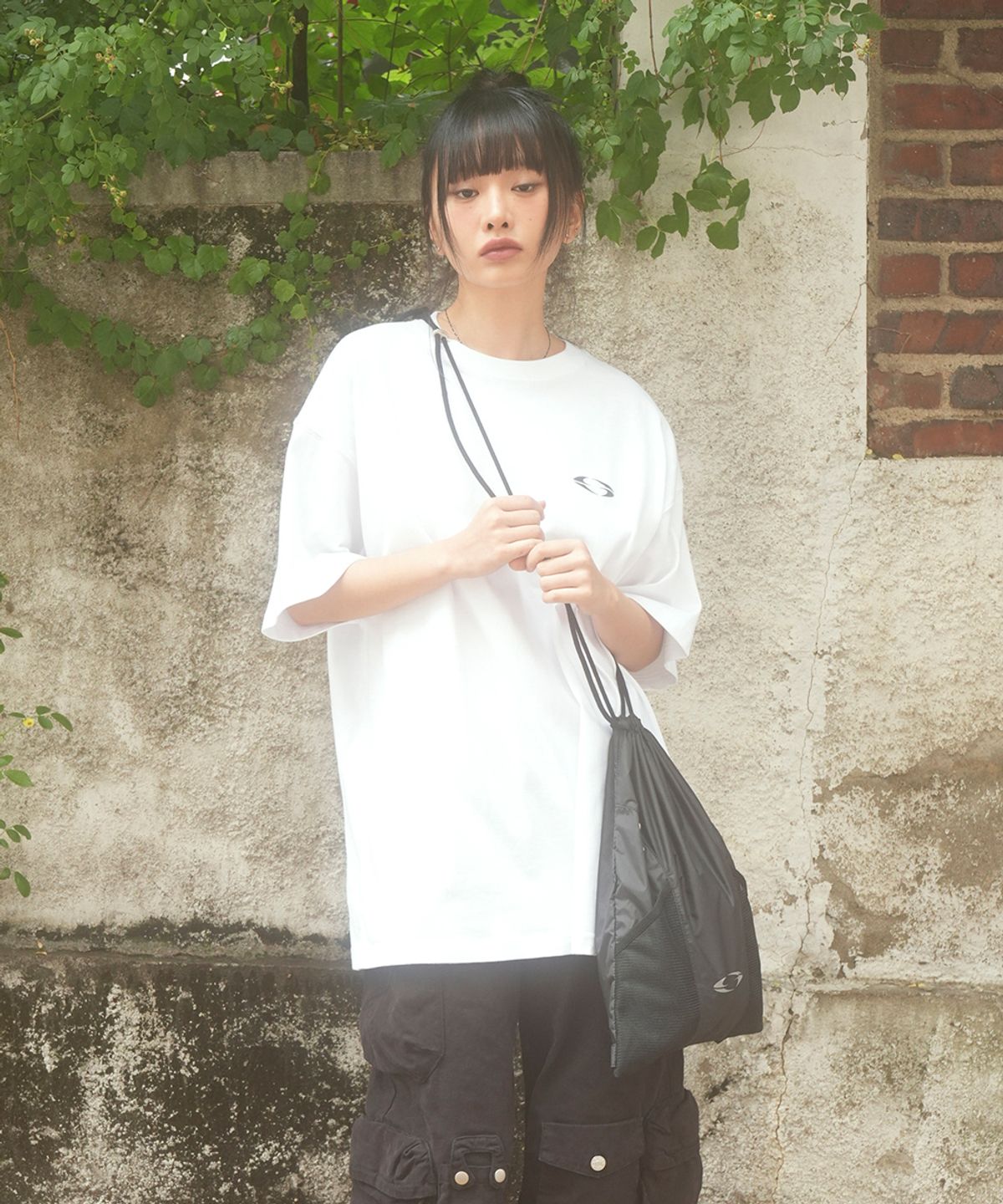 그레일즈(GRAILZ) PREMIUM OVERSIZED T-SHIRTS [WHITE]