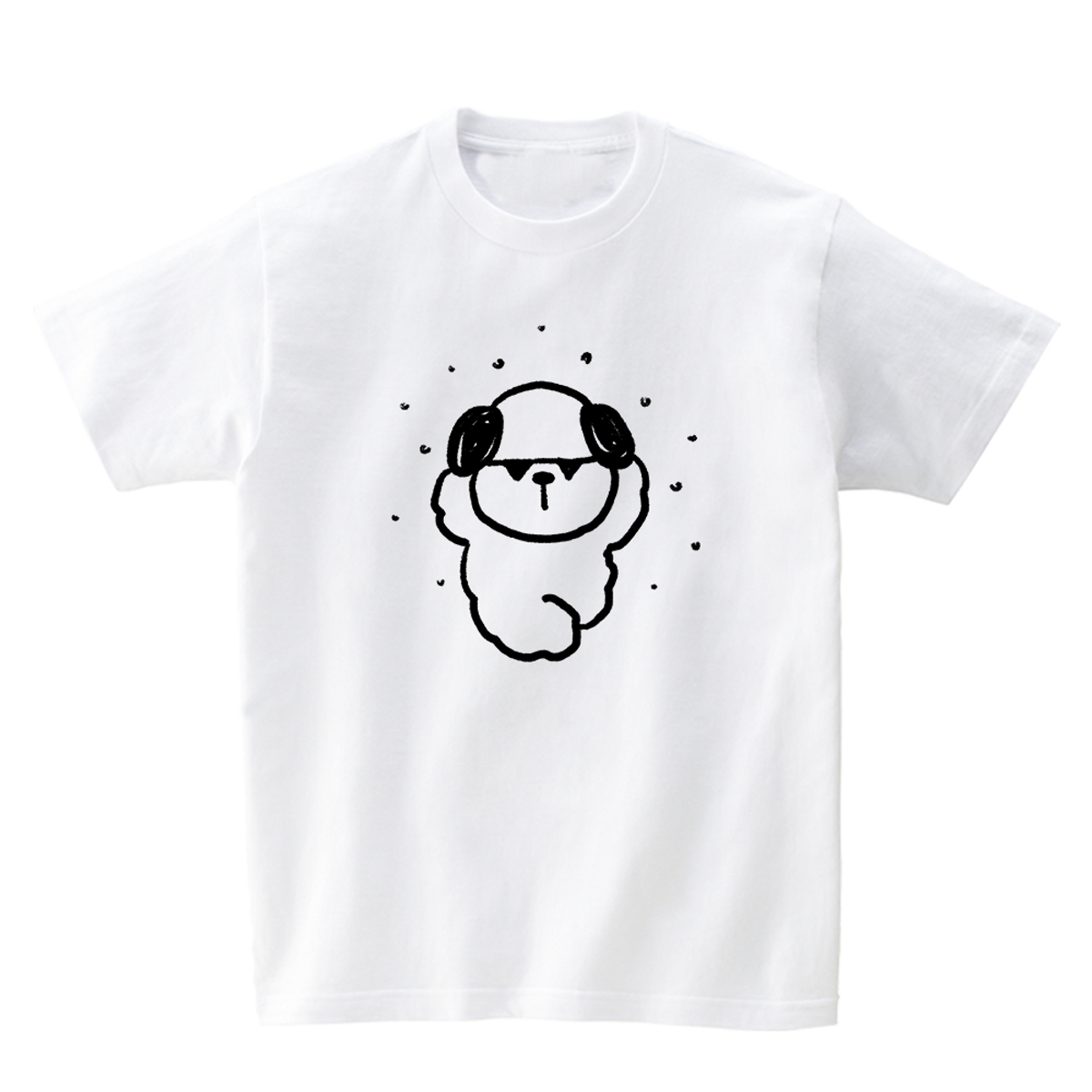 어썸어스(AWESOMEUS) DOG IN A TAN T-SHIRTS_4COLOR