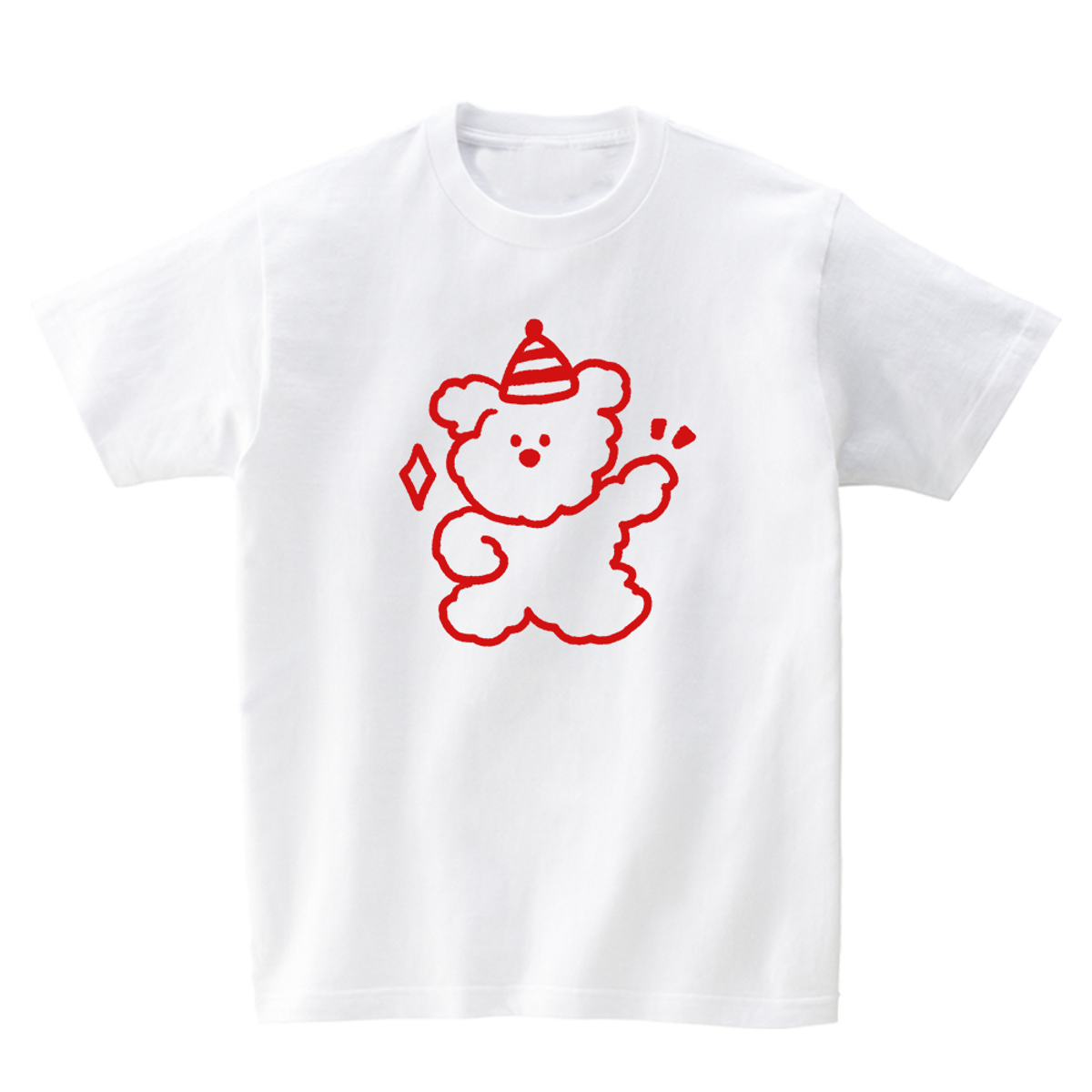 어썸어스(AWESOMEUS) LETS PARTY PUPPY T-SHIRTS_4COLOR