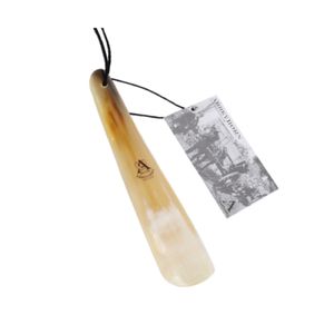 가죽끈 플랫 물소뿔 슈혼 구두 주걱 8인치