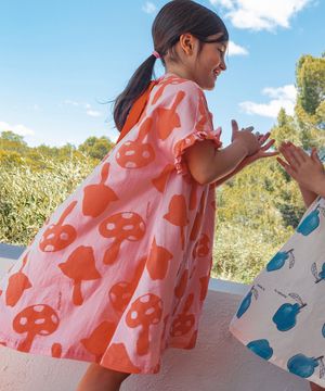 matildany 프릴 리본 원피스_핑크