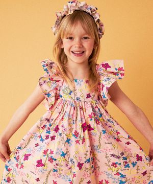 풀꽃 아가다 원피스_flower pink