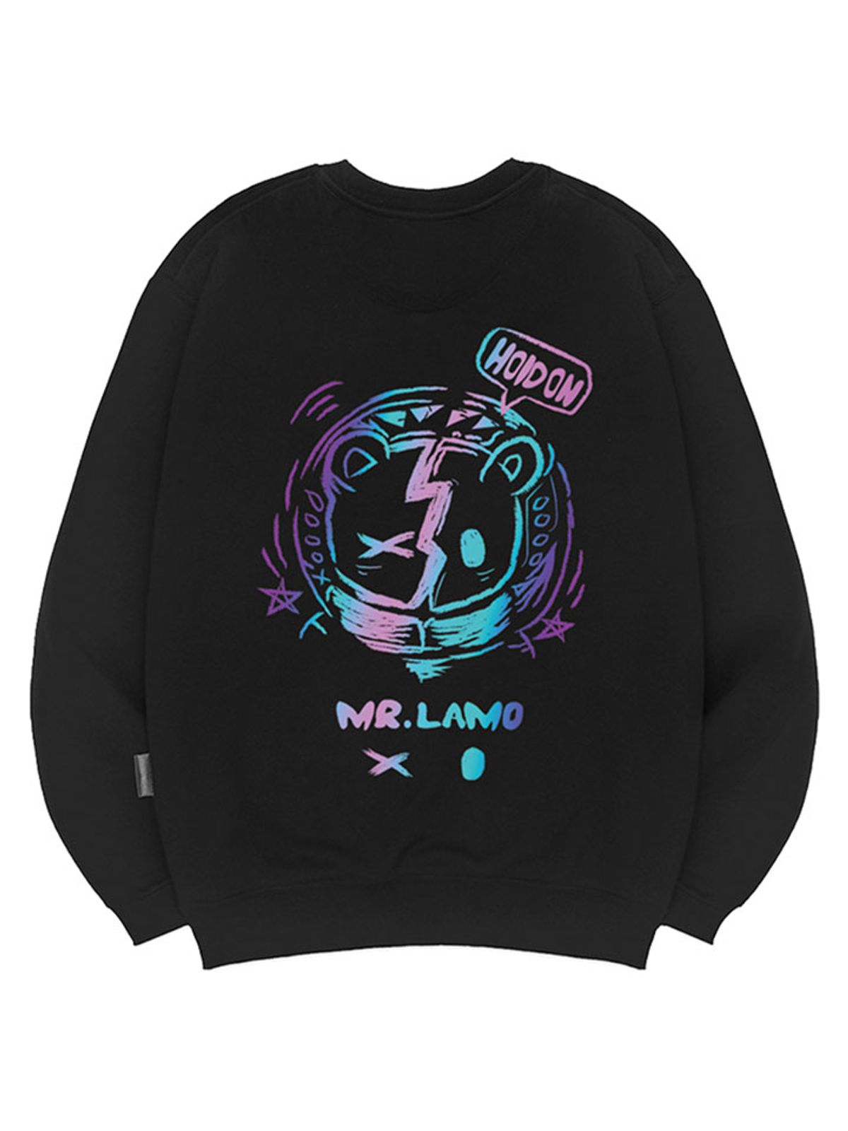 엘라모(LLAMO) 네온베어 맨투맨 남녀공용 빅사이즈 S~4XL