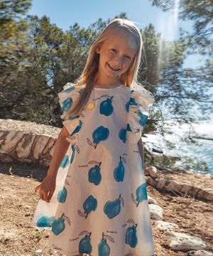 Pear 윙 원피스_피치