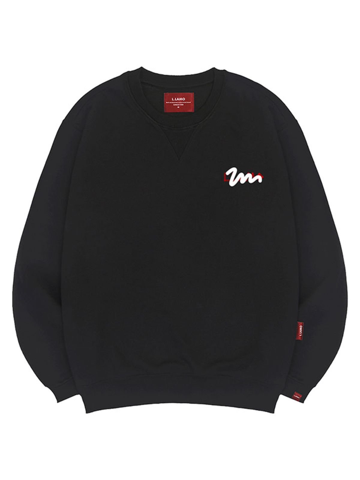 엘라모(LLAMO) 라모싸인 맨투맨 남녀공용 빅사이즈 S~4XL