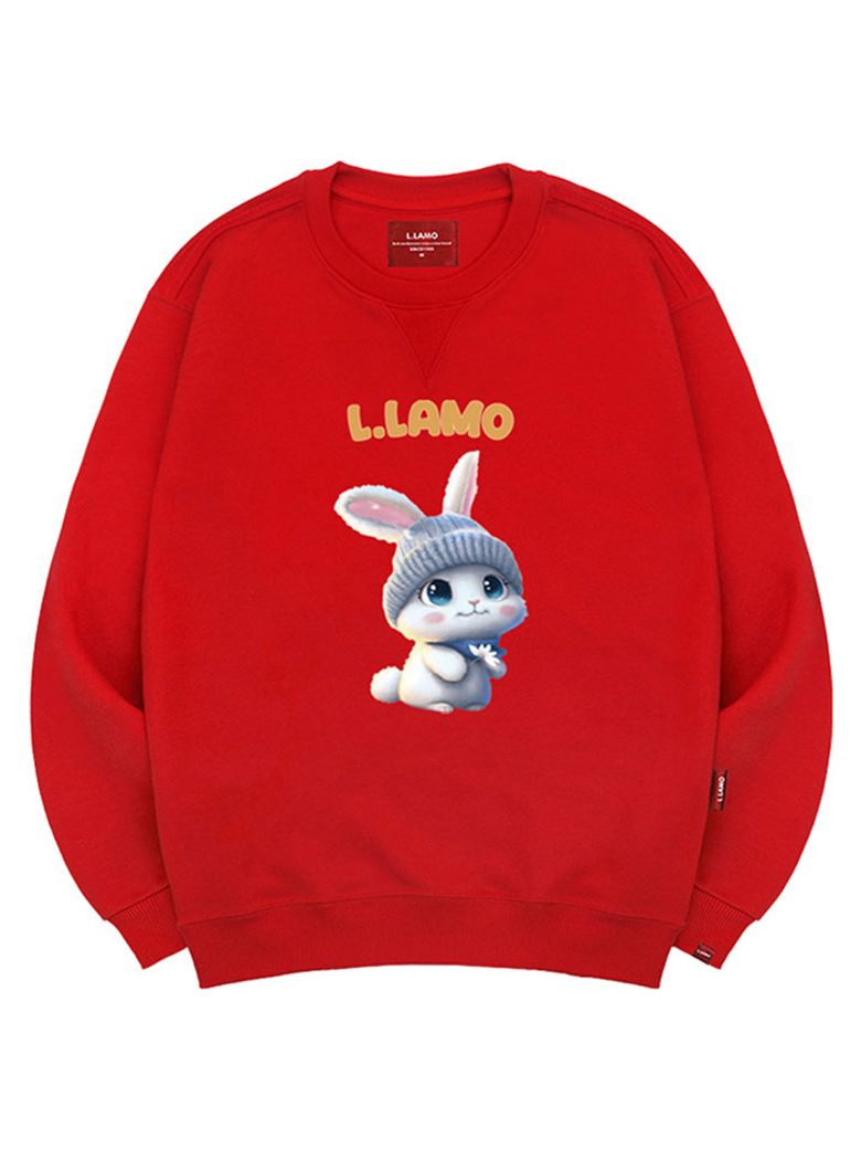 라모래빗 맨투맨 남녀공용 빅사이즈 S~4XL