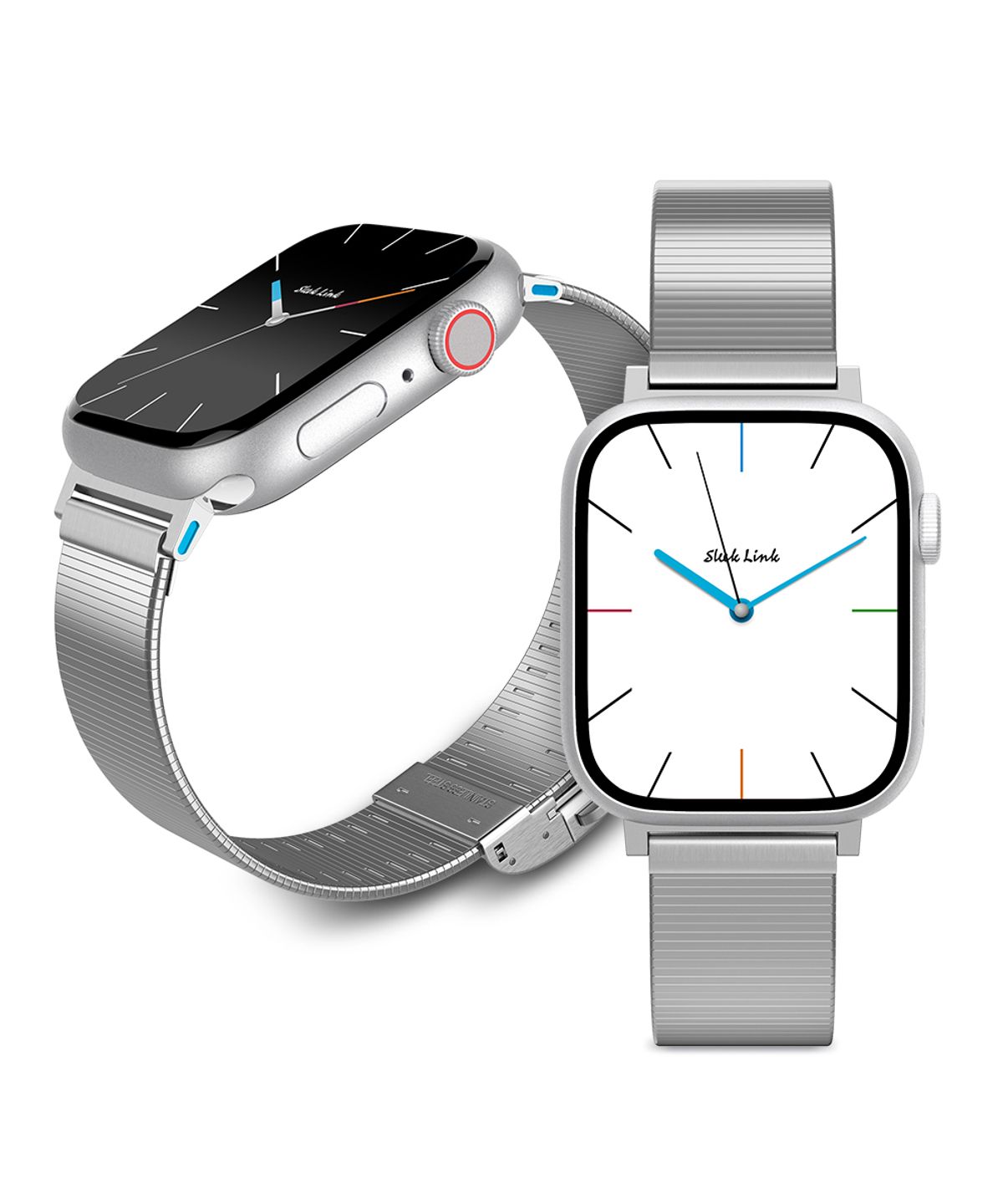 슈피겐(SPIGEN) 애플워치 메탈 스트랩 11 10 9 8 7 SE3 SE2 6 5 4 SE 울트라 3 2 1 슬림 슬릭링크