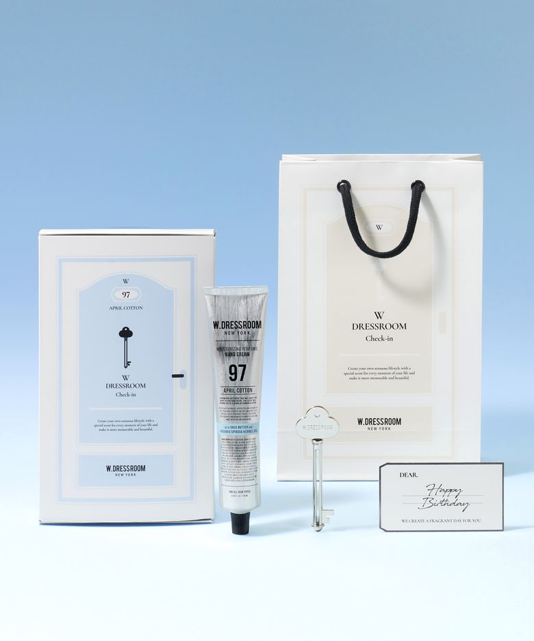 퍼퓸 핸드크림 체크인 에디션 스퀴저 세트 (핸드크림 75ml+스퀴저+메시지카드+쇼핑백)