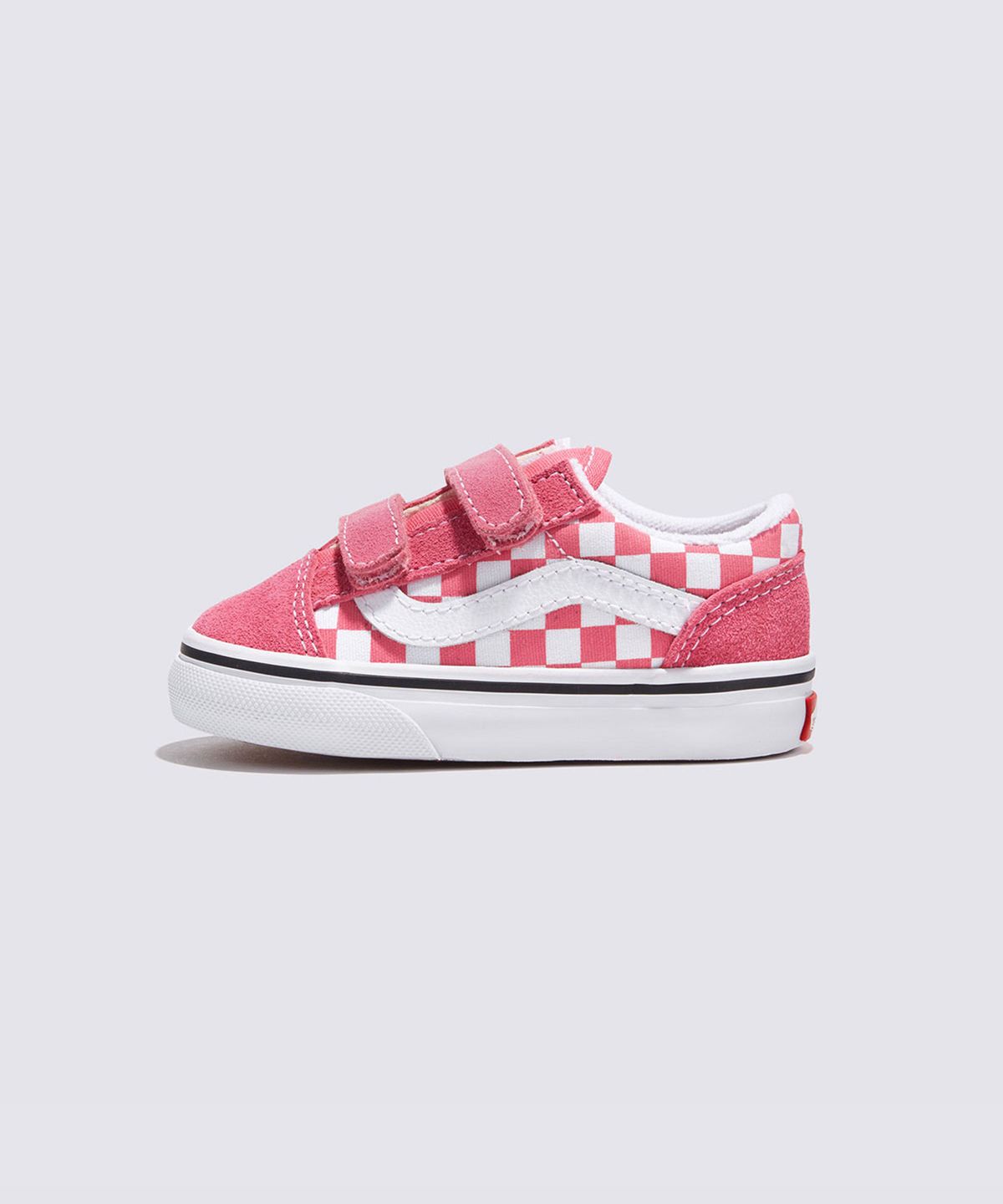 반스 키즈(VANS KIDS) 올드스쿨 벨크로 토들러 - (컬러띠어리) 체커보드 허니서클 / VN0009RCCHL1