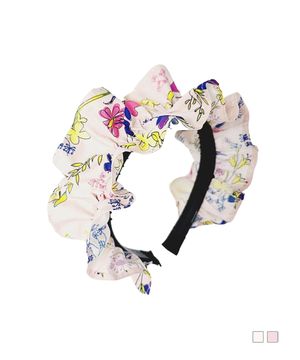 풀꽃 프릴 헤어밴드 (2컬러)