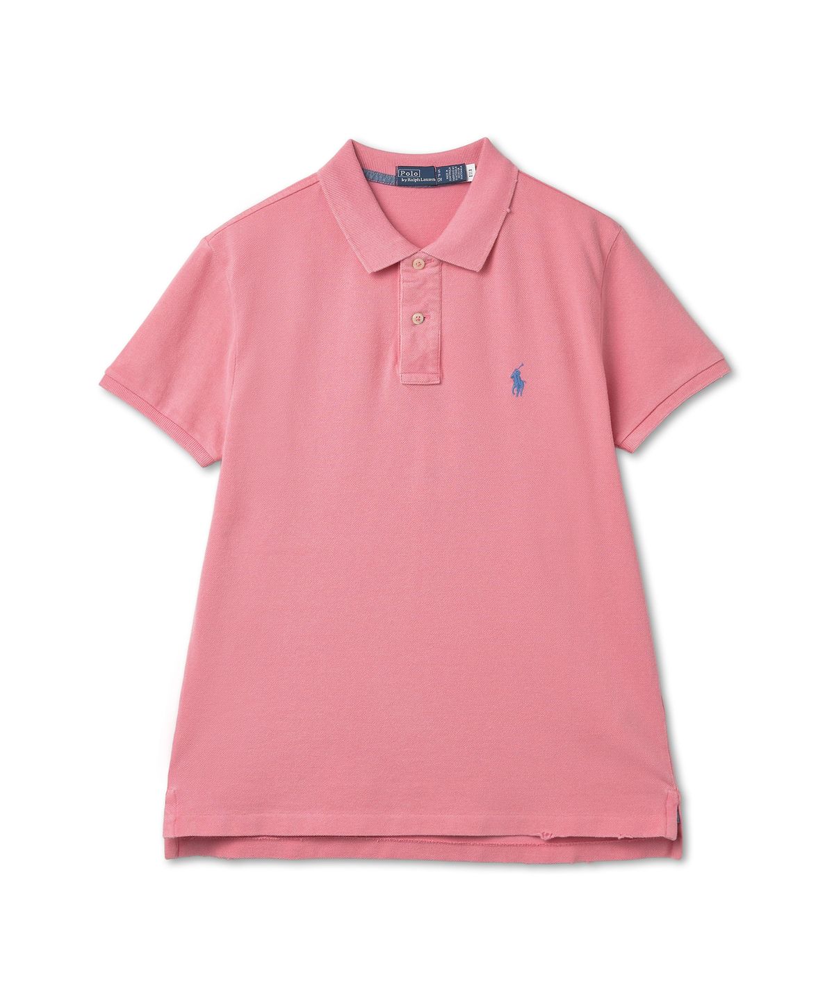 폴로 랄프 로렌(POLO RALPH LAUREN) W 클래식핏 메시 폴로 셔츠 - 리본 핑크