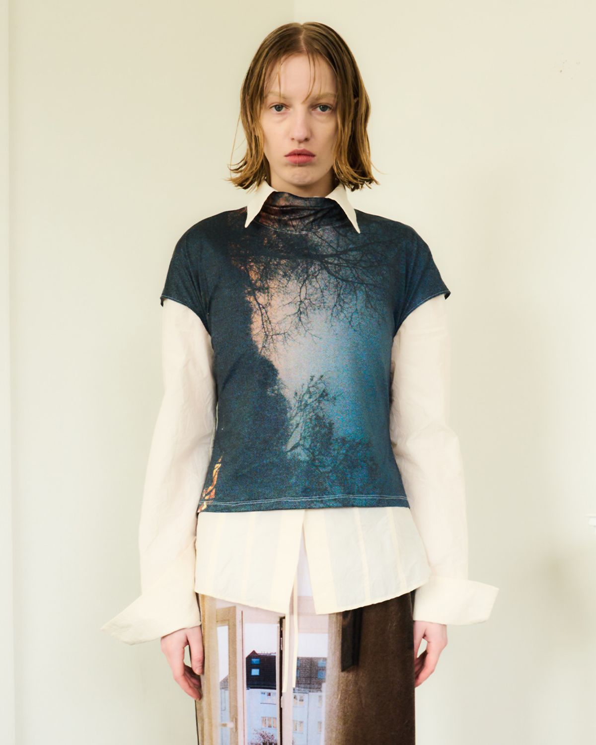 씬(SEEN) HI-NECK T-SHIRTS (Landscape)