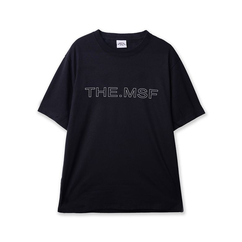 MSF 로고 티셔츠 블랙