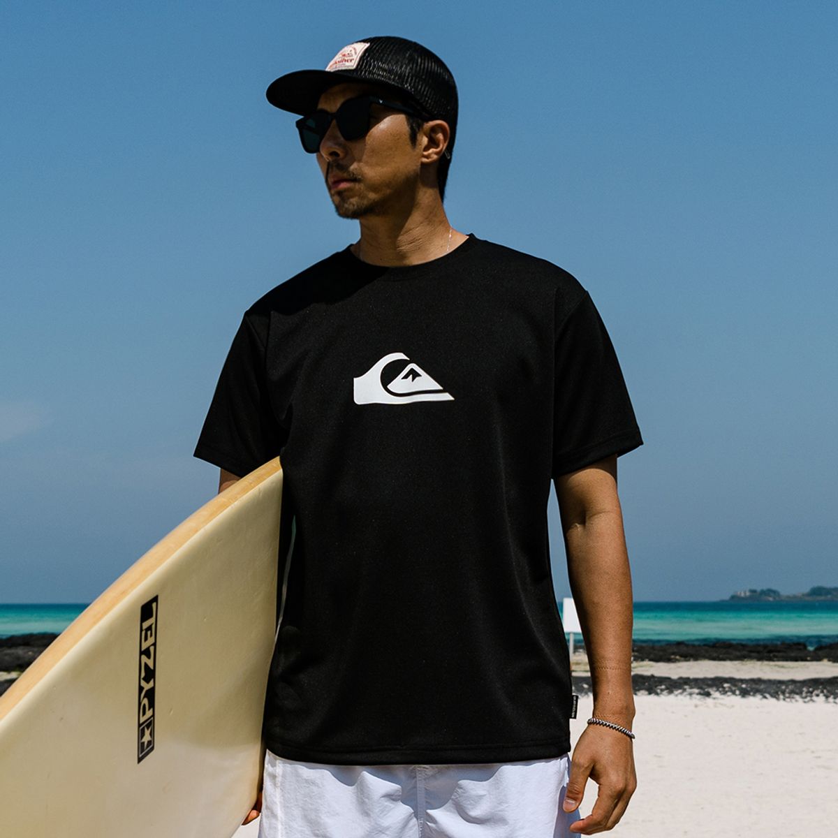 퀵실버(QUIKSILVER) 남성 루즈핏 래쉬가드 QS1061BMT