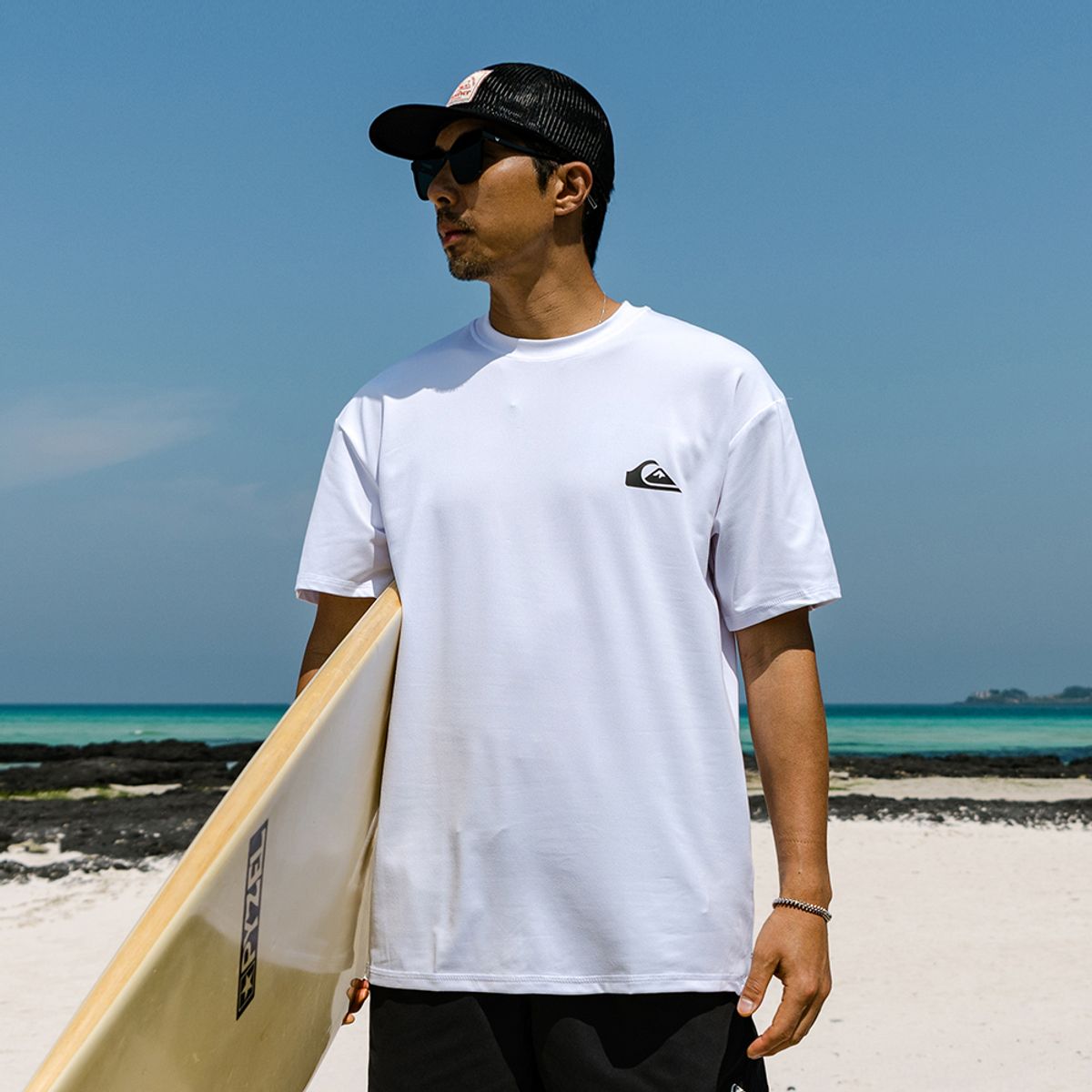 퀵실버(QUIKSILVER) 남성 루즈핏 래쉬가드 QS1072BMT