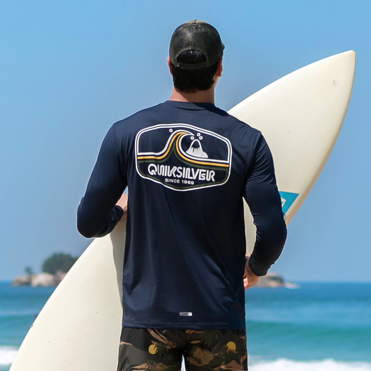 퀵실버(QUIKSILVER) 남성 루즈핏 래쉬가드 QS1032NMT