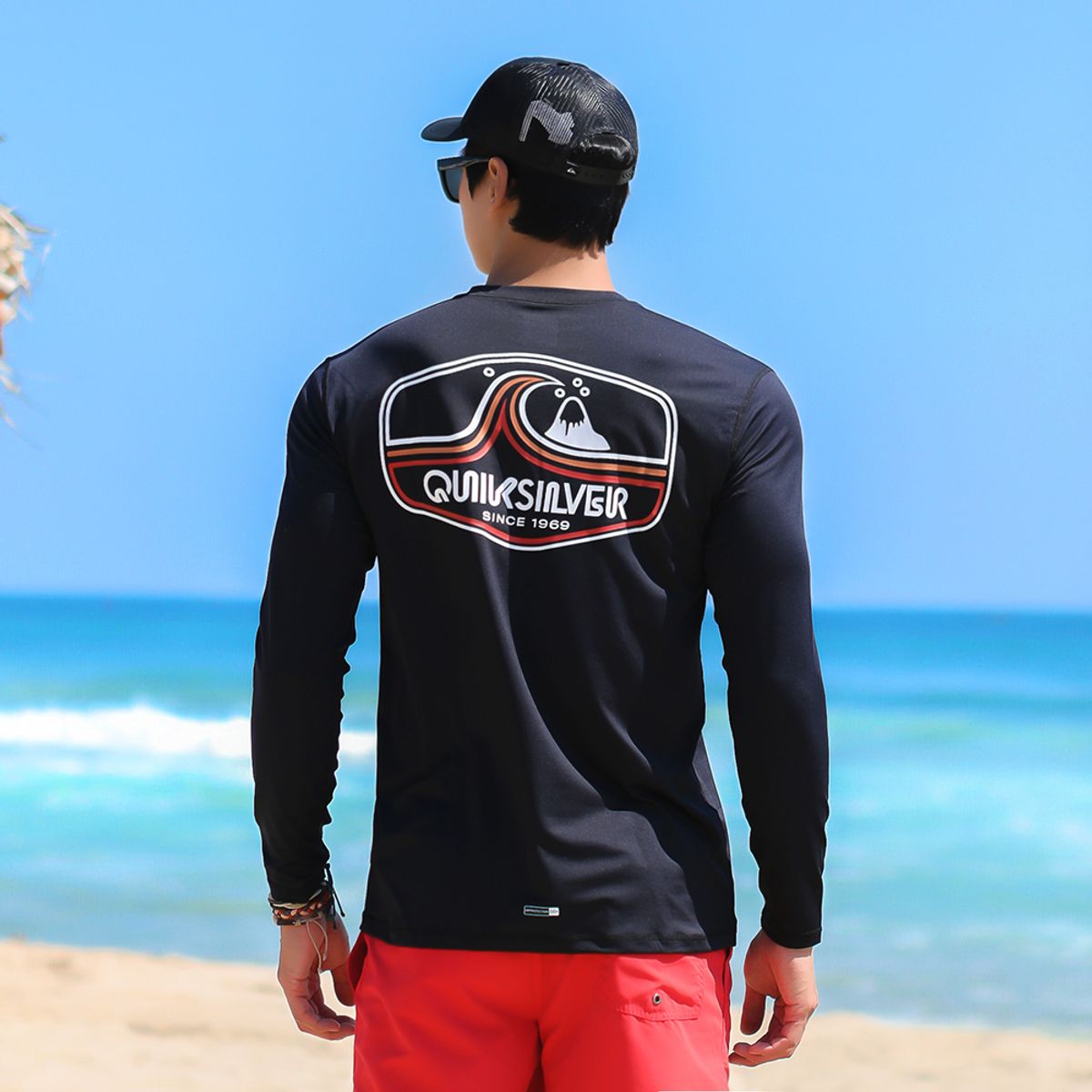 퀵실버(QUIKSILVER) 남성 루즈핏 래쉬가드 QS1032BMT