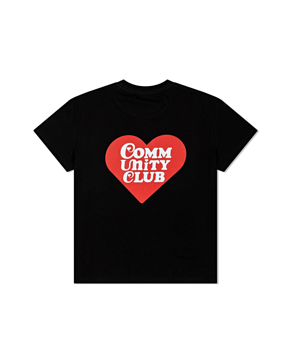 커뮤니티클럽(COMMUNITY CLUB) FULL OF HEARTS TEE Black