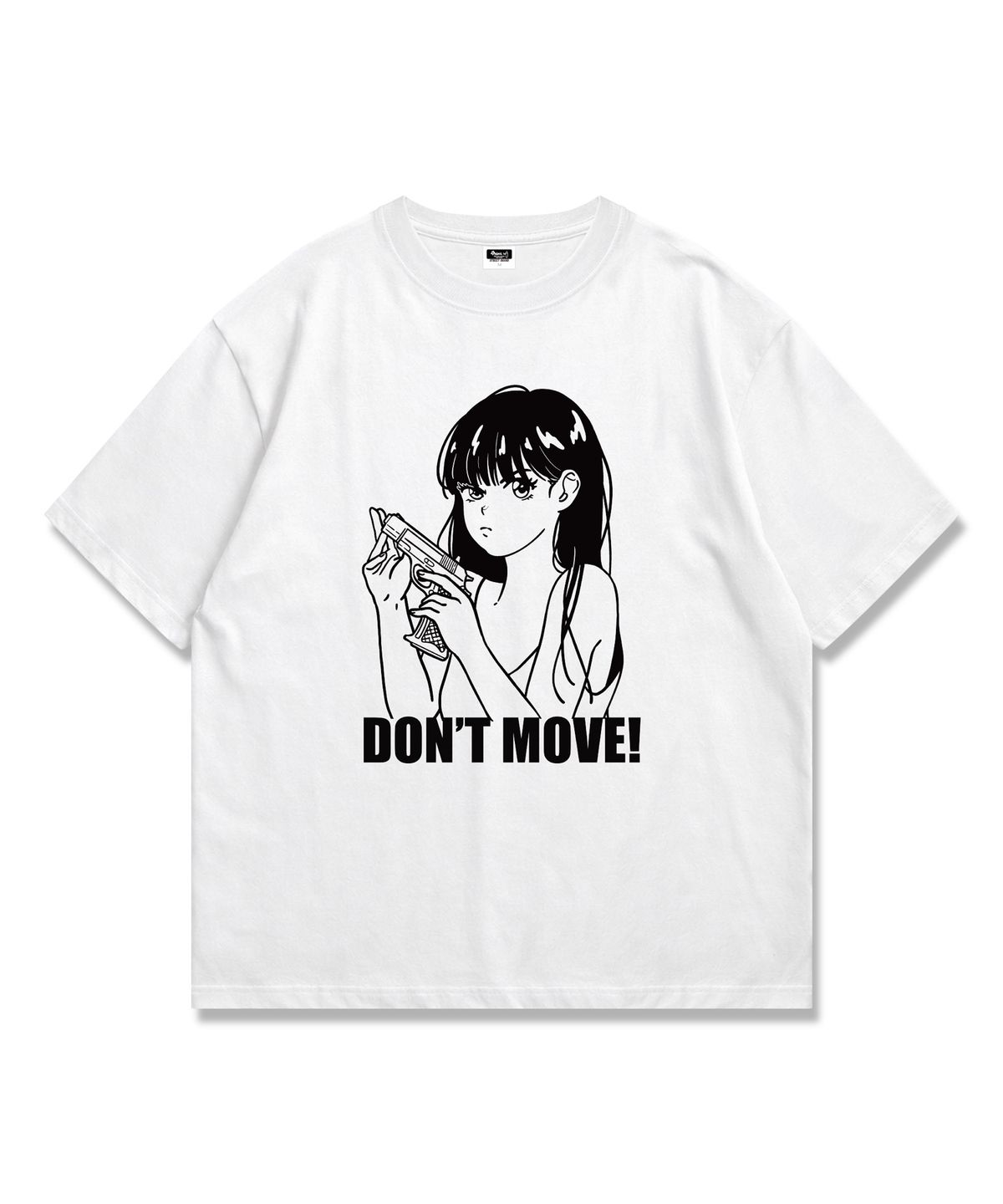 오리지널데이(ORIGINALDAY) DONT MOVE 오버핏 반팔 티셔츠 White