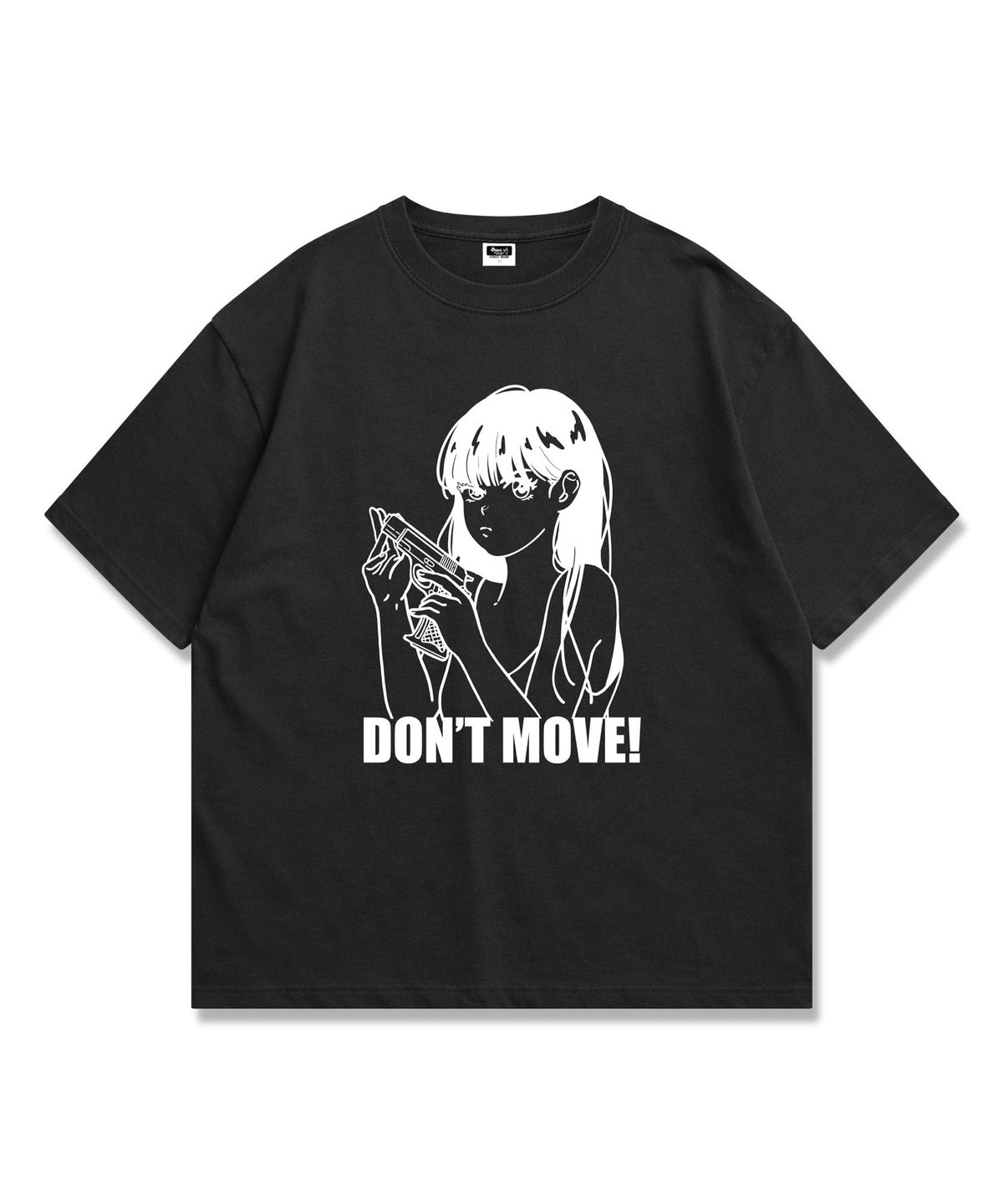 오리지널데이(ORIGINALDAY) DONT MOVE 오버핏 반팔 티셔츠 Black