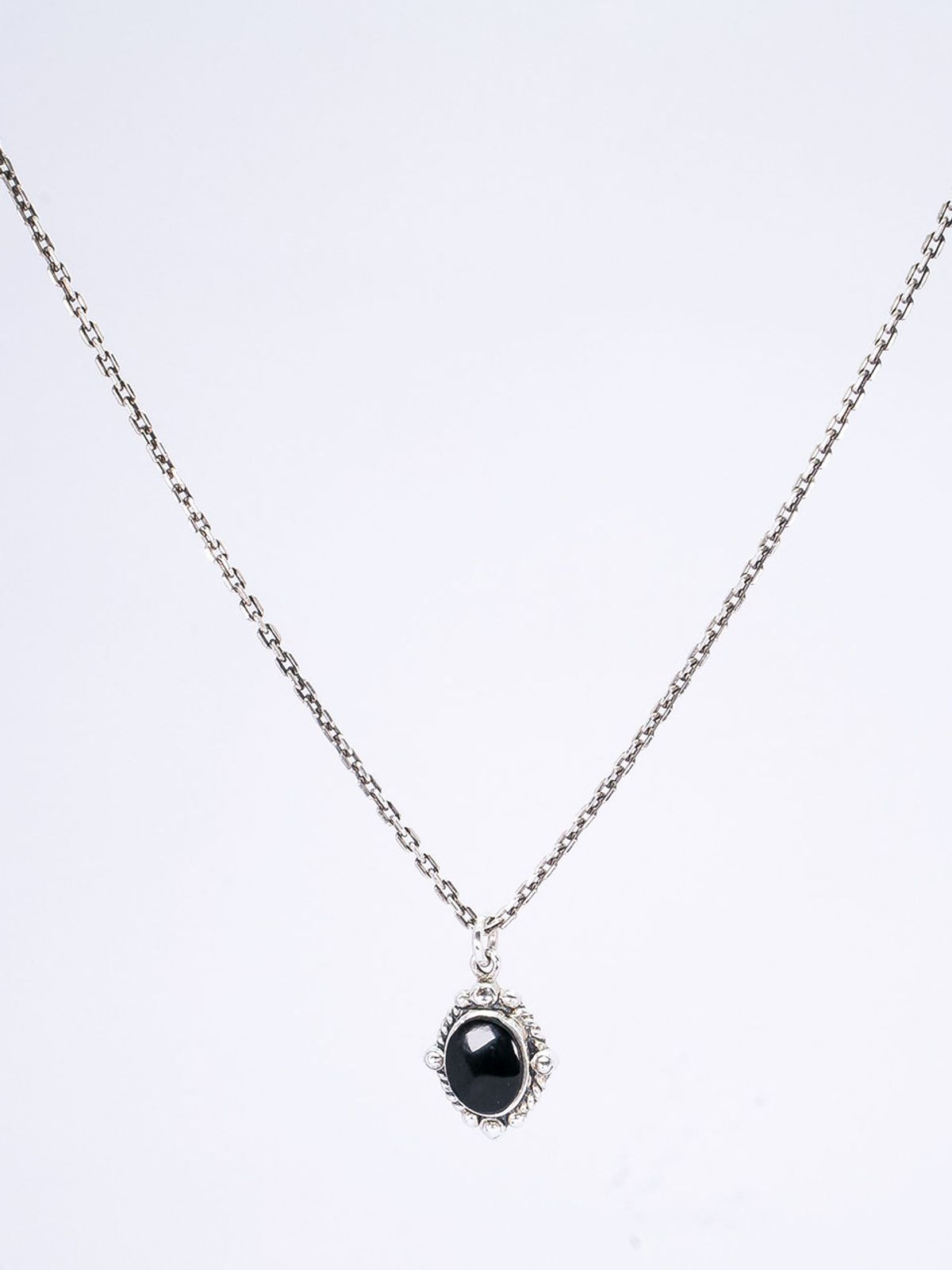 하랑(HARANG) HR 62N_Onyx Pendant Necklace
