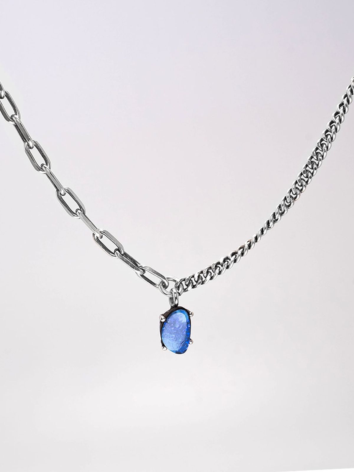 하랑(HARANG) HR 103N_Blue Onyx Necklace