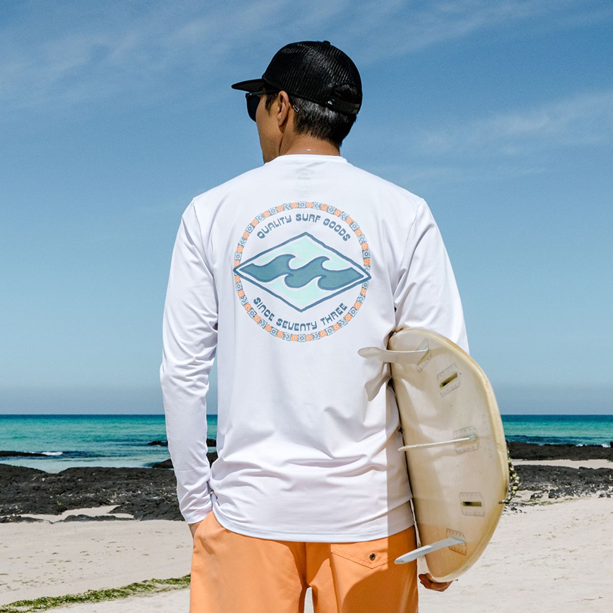 빌라봉(BILLABONG) 남성 루즈핏 래쉬가드 BB1038WMT