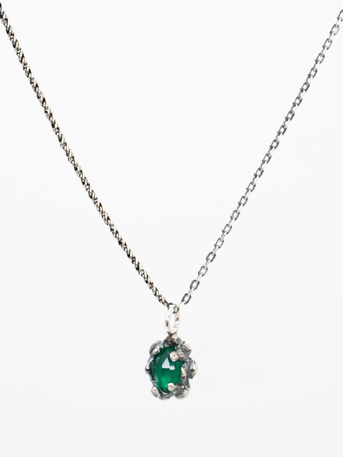 하랑(HARANG) HR 213N_Green Onyx Necklace