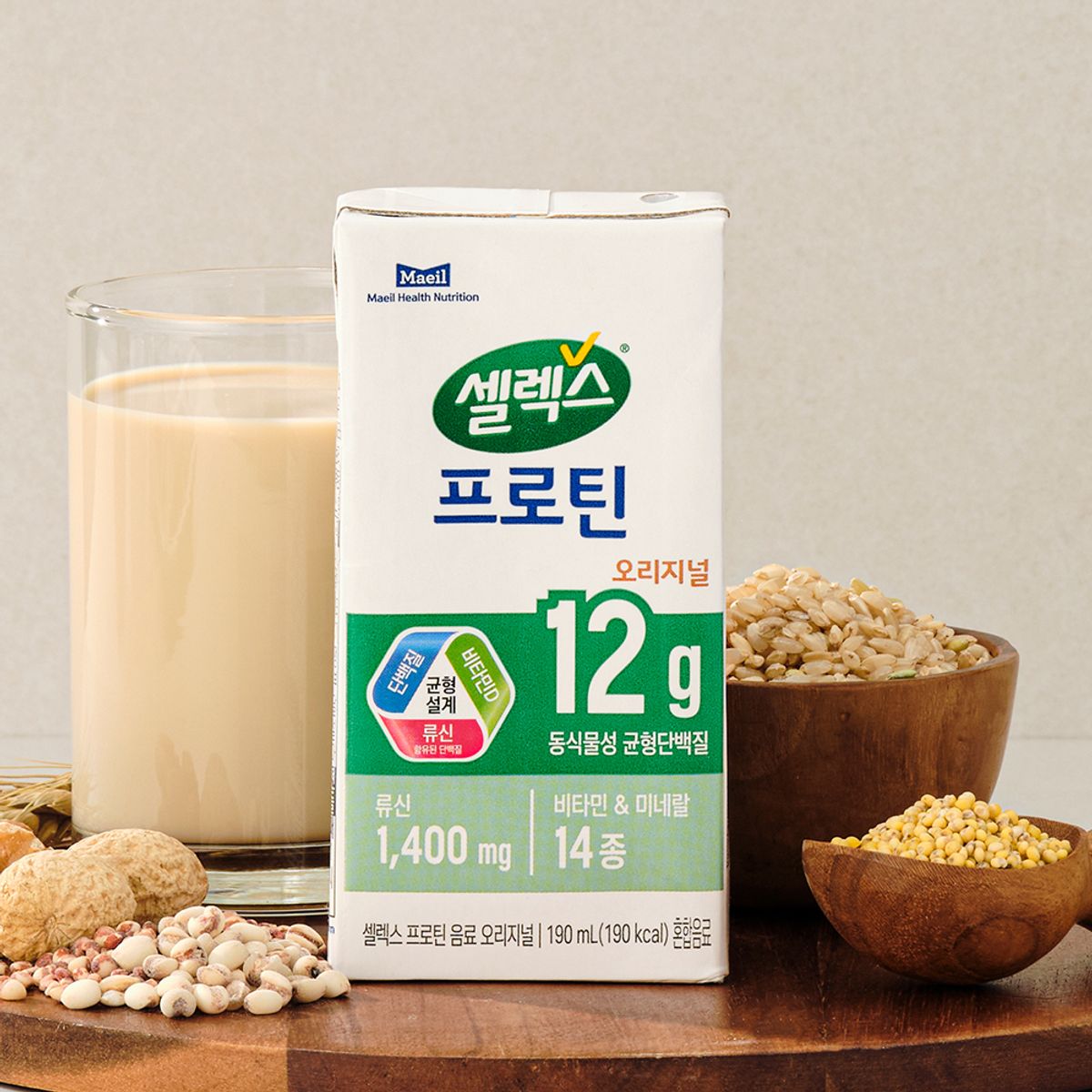 셀렉스(SELEX) [24개] 마시는 프로틴 음료 오리지널 190ml