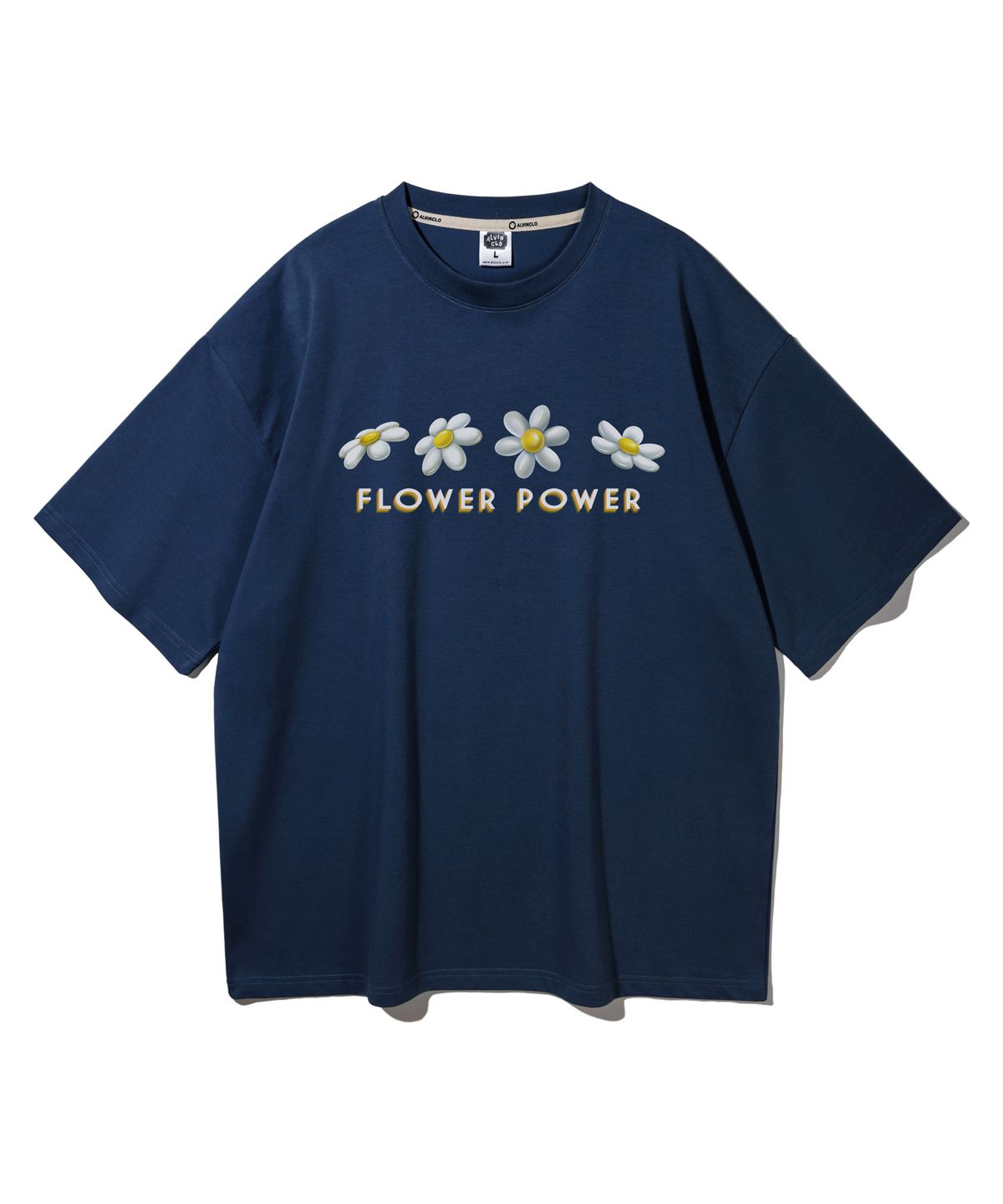 앨빈클로(ALVINCLO) [CP] FLOWER POWER 오버핏 반팔티 AST4587