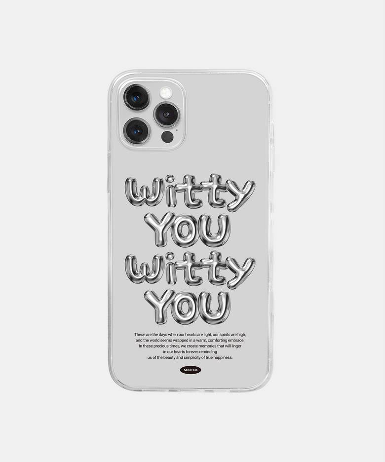 Silver Garden Phone Case_Clear