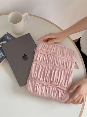 Shirring Ribbon Ipad Pouch_HC2436PC001M