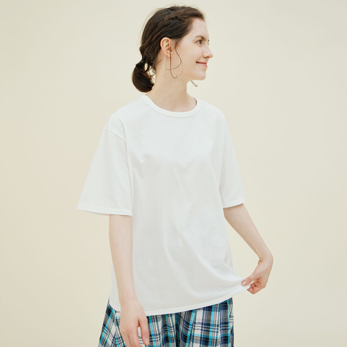 치키타(CHIQUITA) 박스 T 4부 (코튼) 아이 242604SIV