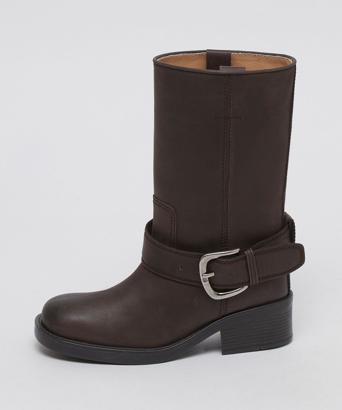 아카이브앱크(ARCHIVEPKE) Buckle boots(Vintage mocha)_OK3BX25003BRW