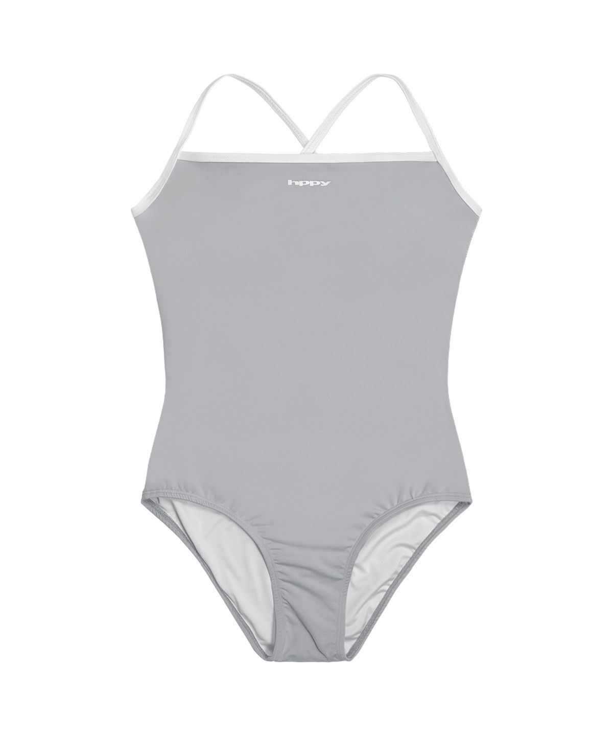 에이치피피와이(HPPY) HPPY LOGO SWIMSUIT - LIGHT GRAY
