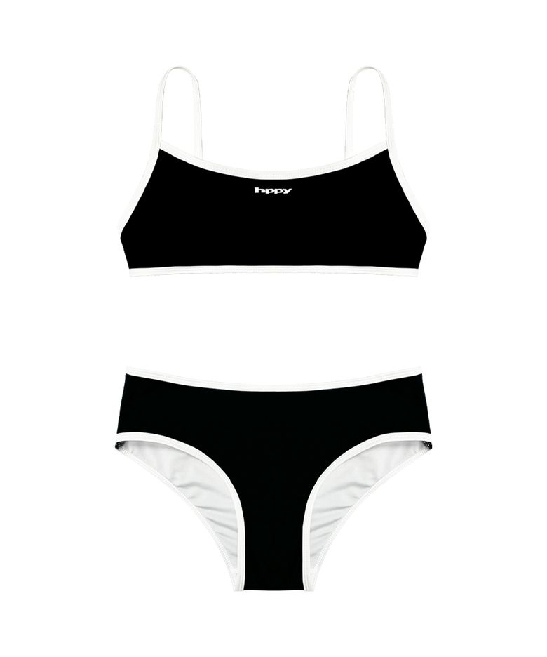 HPPY LOGO BIKINI - BLACK