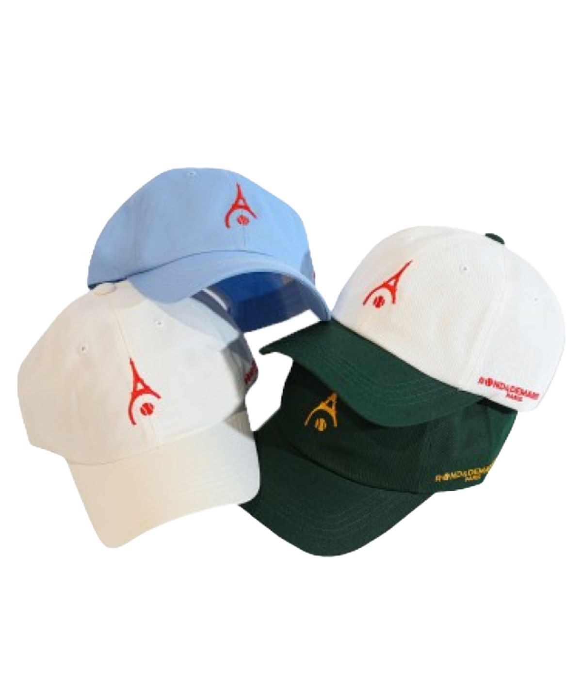 론앤디마리(ROND&DÉMARRER) [남녀공용] 시그니처 심볼 자수 볼캡 (4 color)