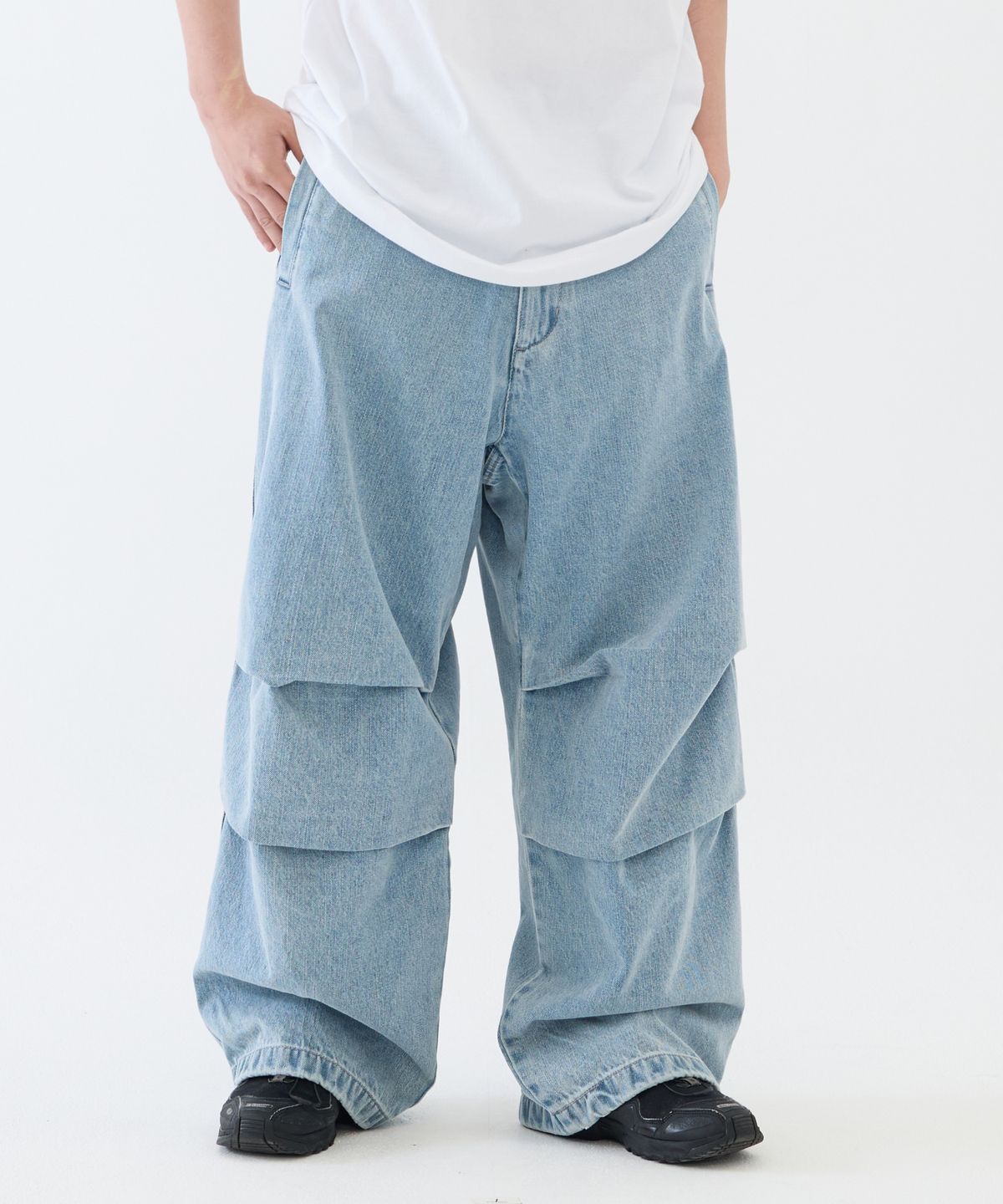 이스트서비스샵(eastserviceshop) One Wash Parachute Denim - L/Blue