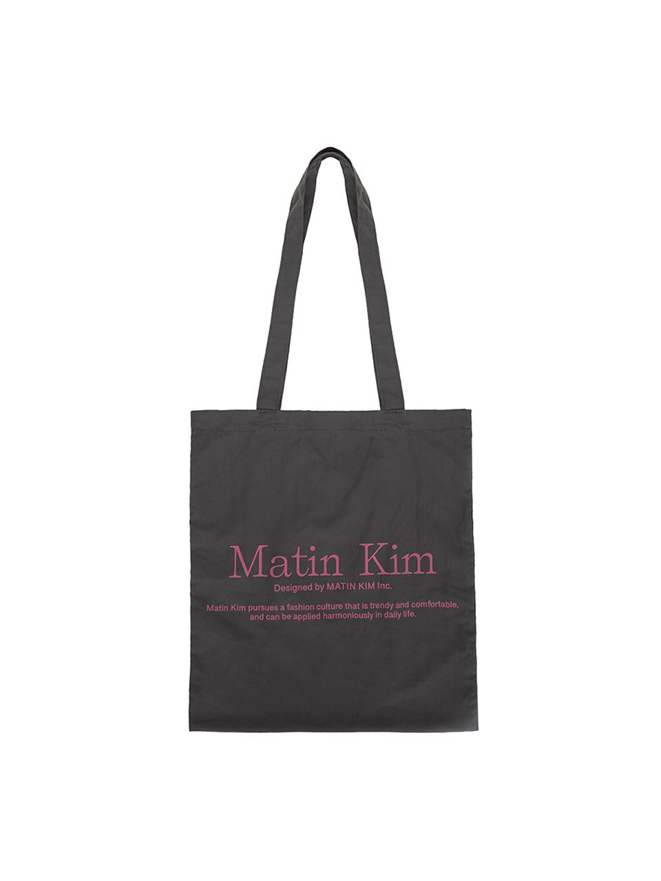★Matin Kim★ORGANZA ECOBAG MUSINSA | MATIN KIM ORGANZA ECOBAG IN GREY