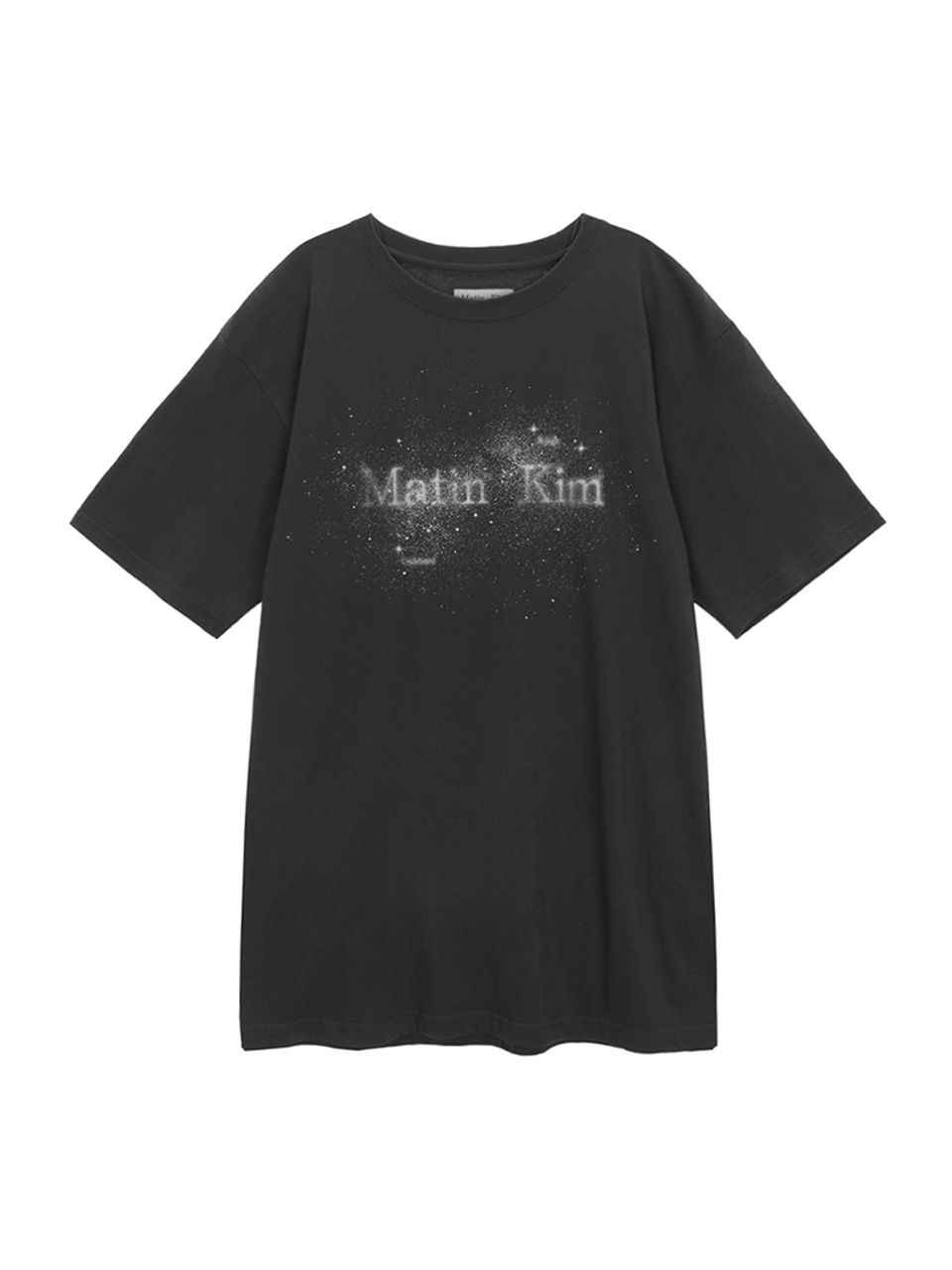 MUSINSA | MATIN KIM TWINKLE GRAPHIC LOGO TOP FOR MEN IN CHARCOAL