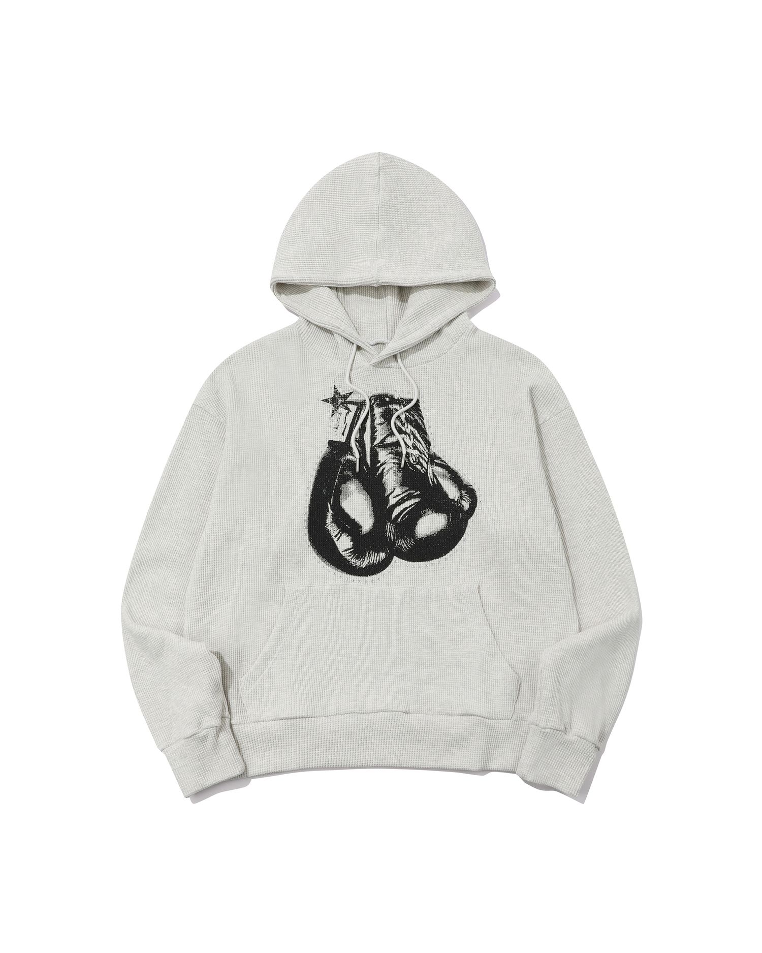 ◇WESKEN◇ Cubic detail waffle hoodie melange MUSINSA | WESKEN Cubic Detail Waffle Hoodie (Melange)