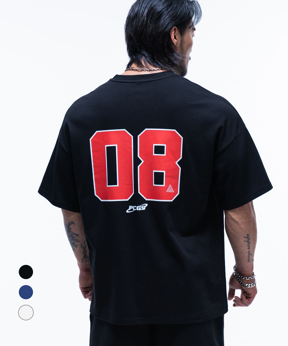 피지컬가먼츠(PHYSICAL GARMENTS) P2433 코튼메쉬 베스킷볼 자이언트핏 반팔 [3 COLOR]