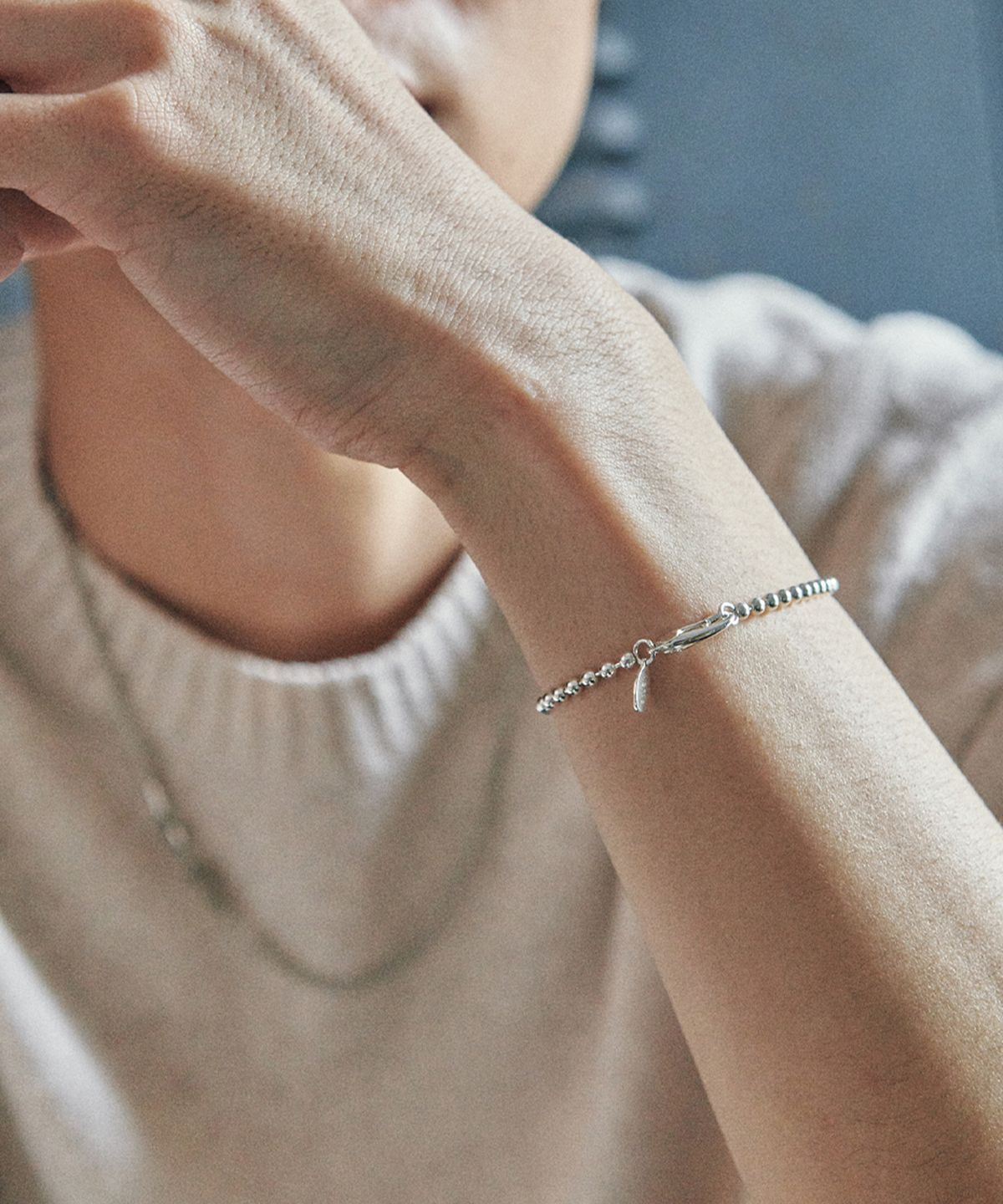 베흐트(VERTE) [Mens][925 silver] Huit.silver.68 / mini corde bracelet