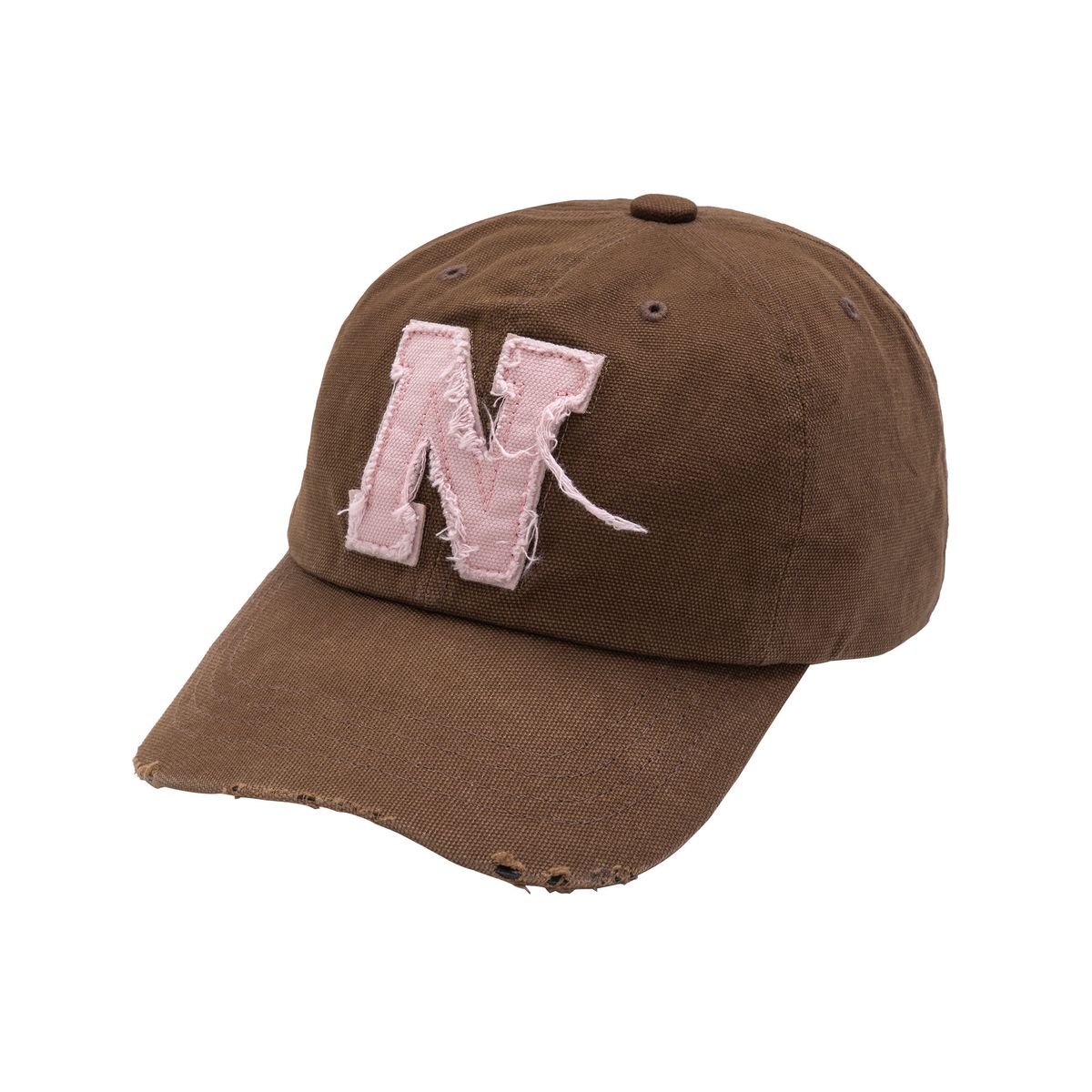 노쿨러스(NOSCOULEURS) N LOGO CAP BROWN