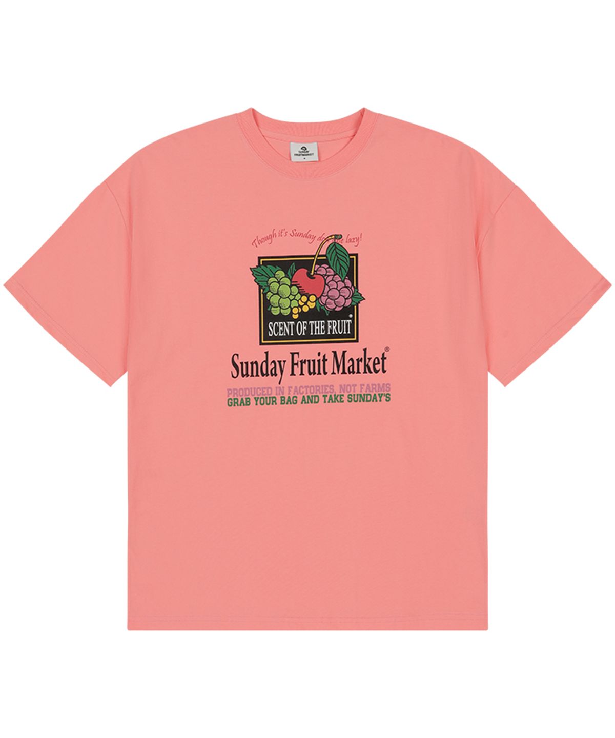 선데이후르츠마켓(SUNDAY FRUIT MARKET) MARKET TEE PINK