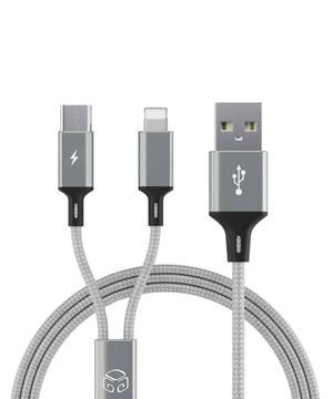 스카이제타 USB 2in1 멀티 고속충전 케이블