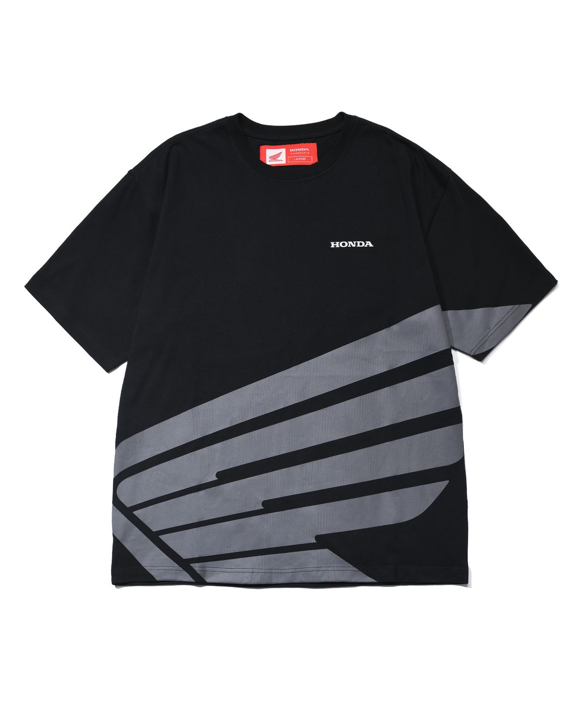 핍스 모터사이클(PHYPS MOTORCYCLE) Big Wing Logo T-shirt Black