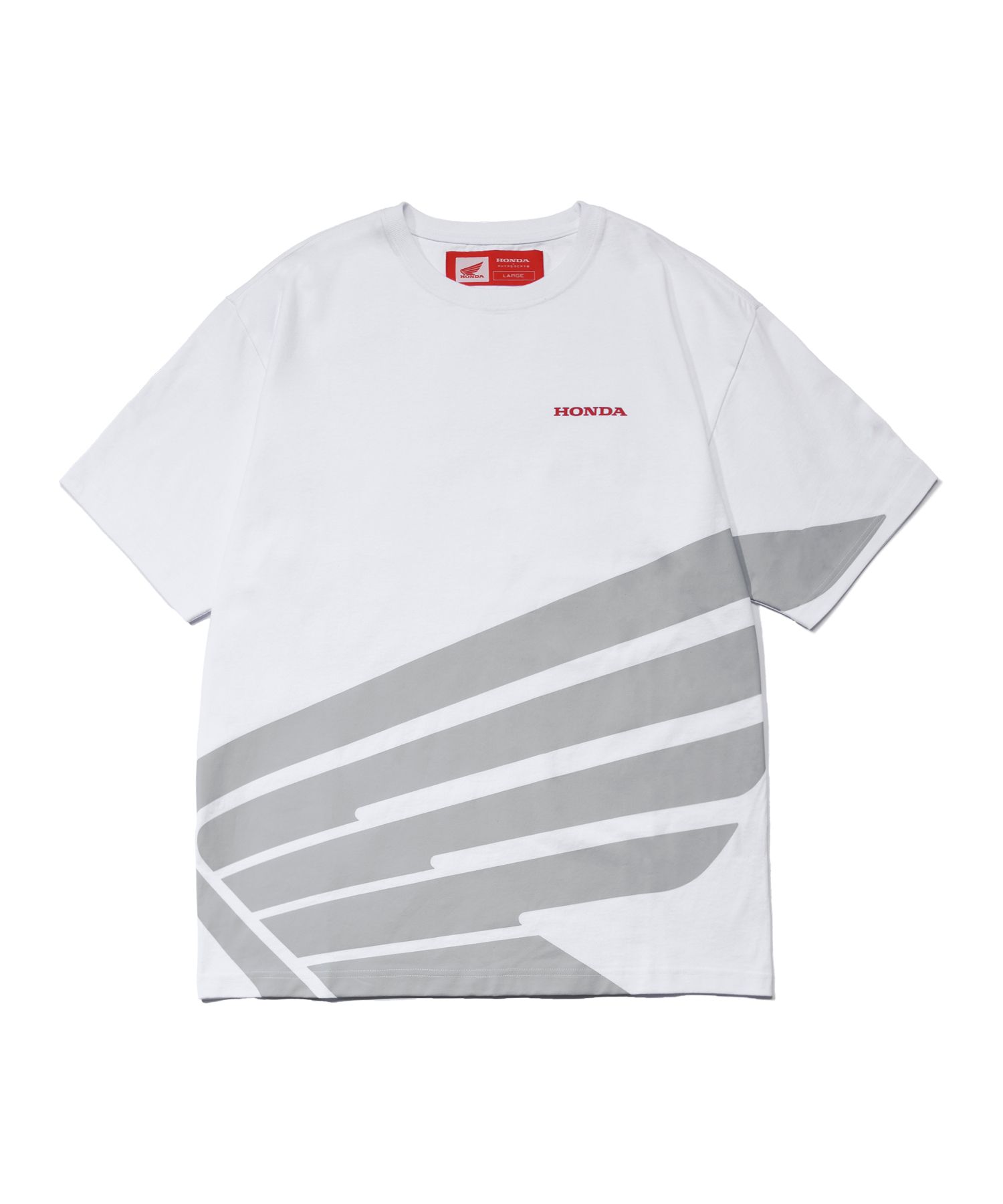 Tシャツ・カットソー HONDA MOTORCYCLE Big Wing Logo Tshirt White MUSINSA | Honda Motorcycle Big Wing Logo T-shirt White